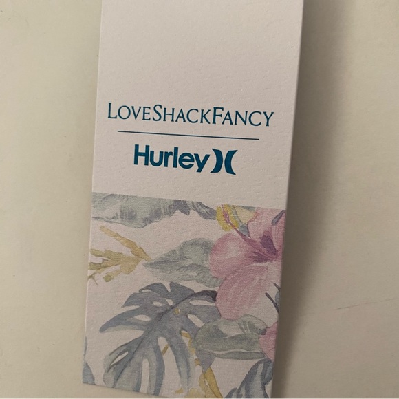 LoveShackFancy X Hurley Sunny Meadow Bikini M NWT - Picture 8 of 13
